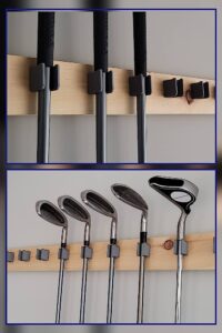 How to Hang Golf Clubs on Wall?